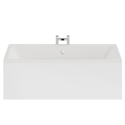 Verna 1800mm x 1100mm Straight Double Ended Bath Front View