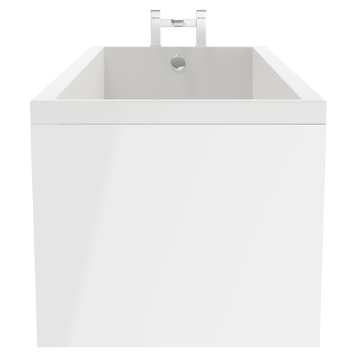 Summit 1700mm x 750mm Straight Single Ended Bath Side View