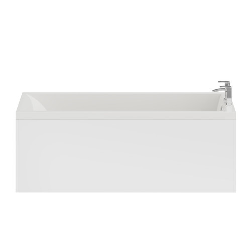 Summit 1800mm x 800mm Straight Single Ended Bath Front View