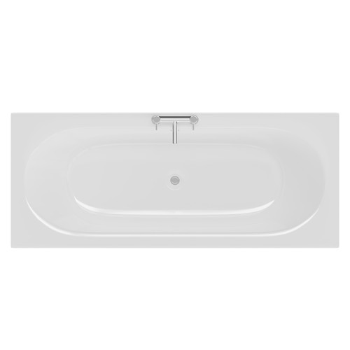 Metropole 1800mm x 800mm Straight Double Ended Bath View from Above