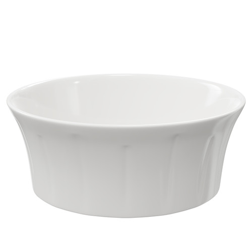 Aveiro 360mm X 360mm Round Countertop Basin - Side View