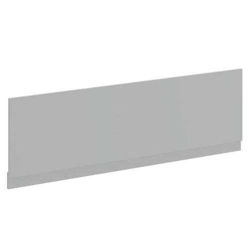 Oslo Matt Grey MDF 1700mm Front Bath Panel Left Hand View