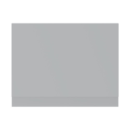 Oslo Matt Grey MDF 700mm End Bath Panel Front View