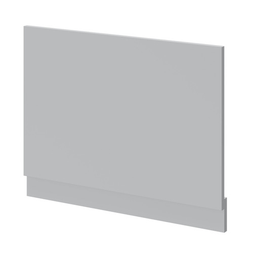 Oslo Matt Grey MDF 700mm End Bath Panel Right Hand View