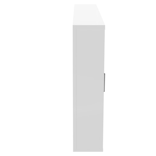 Modena 1200mm X 750mm Downlit Vanity Mirror With Storage - Side View