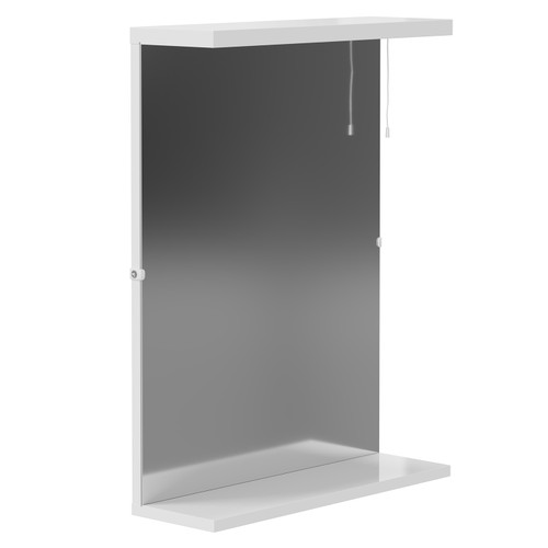 Modena 650mm X 750mm Downlit Vanity Mirror - Left View