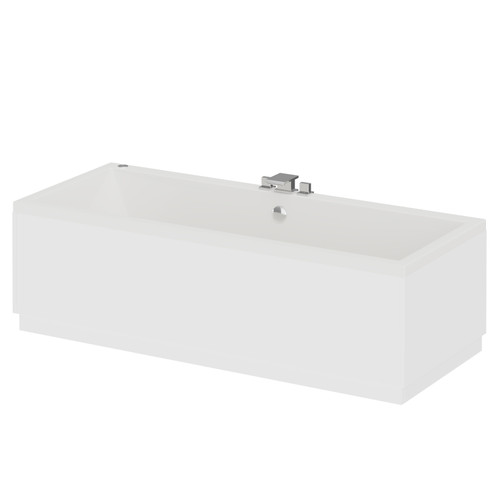 Slim Edge 1700mm x 700mm 12 Jet Chrome Easifit Double Ended Spa Bath Right Hand View
