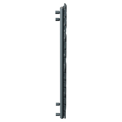 Balboa Anthracite 1080mm x 550mm Electric Heated Towel Rail Side View