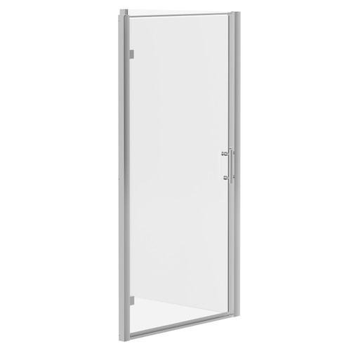 Series 6 Chrome 1000mm x 1000mm Hinged Door Shower Enclosure Left Hand View