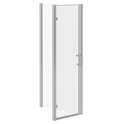 Series 6 Chrome 700mm x 1000mm Hinged Door Shower Enclosure Left Hand View