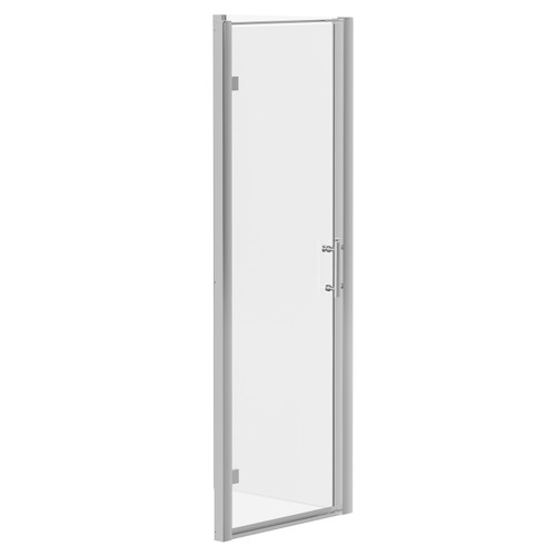 Series 6 Chrome 700mm x 700mm Hinged Door Shower Enclosure Left View