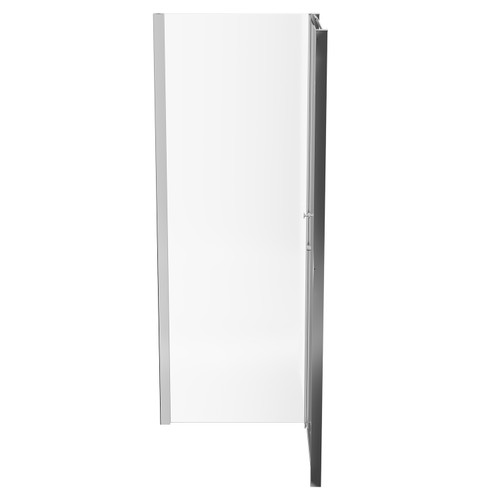 Series 6 Chrome 700mm x 700mm Hinged Door Shower Enclosure Side View