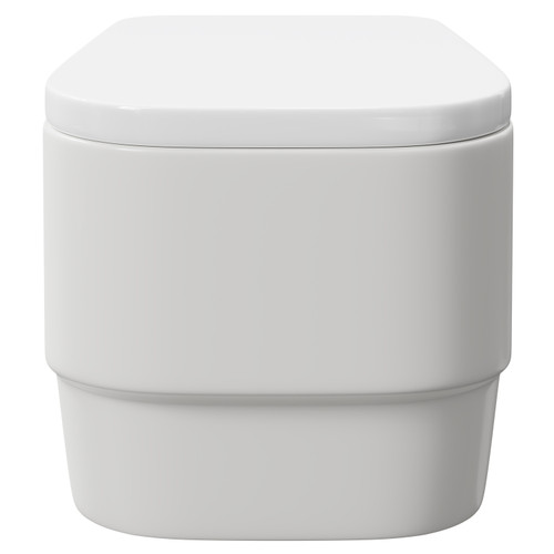 Club Wall Hung Toilet Pan With Soft Close Toilet Seat - Front View