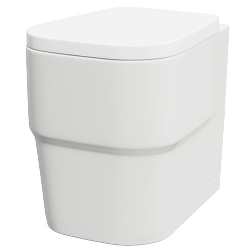 Hudson Reed Harmony Back to Wall Toilet Pan and Soft Close Toilet Seat ...