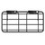 SuctionLoc Black Wall Mounted Sponge Basket Top View from Above