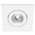 Colore Cali White IP65 35W Square Tiltable Bathroom Downlight Right Hand Side View