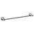 Colore Polished Chrome Industrial Style Wall Mounted Towel Rail Left Hand Side View Colore Polished Chrome Industrial Style Wall Mounted Towel Rail Left Hand Side View
