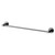 Colore Matt Black Industrial Style Wall Mounted Towel Rail Right Hand Side View Colore Matt Black Industrial Style Wall Mounted Towel Rail Right Hand Side View
