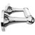 Windsor 1930 Traditional Polished Chrome Wall Mounted Double Post Toilet Roll Holder Side on View
