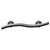 Colore Matt Black 26" Curved Grab Rail Front View Colore Matt Black 26" Curved Grab Rail Front View
