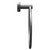 Colore Gunmetal Grey Industrial Style Wall Mounted Towel Ring Side on View Colore Gunmetal Grey Industrial Style Wall Mounted Towel Ring Side on View