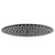 Colore Round Gunmetal Grey 300mm Thin Fixed Shower Head Side on View