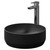 Amadora Matt Black 350mm x 350mm Round Countertop Basin Right Hand Side View