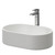 Amadora Matt White 550mm x 350mm Oval Countertop Basin Right Hand Side View