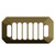 Colore Brushed Brass Overflow Insert for Windsor Basins Front View