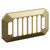 Colore Brushed Brass Overflow Insert for Windsor Basins Left Hand Side View