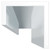 WholePanel 5mm White Aluminium Wall and Ceiling Panel U Trim Top View from Above