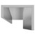 WholePanel 10mm Silver Aluminium Wall Panel U Trim Top View from Above