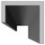WholePanel 5mm Grey Wall and Ceiling Panel U Trim Top View from Above
