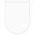 Darnley Round PP 360mm Quick Release Soft Close Toilet Seat Top View from Above