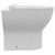 Jubilee Rimless Short Projection Back to Wall Toilet Pan with Soft Close Toilet Seat Side on View