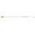 Colore Round Brushed Brass 770mm Single Section Bath Shower Screen Top View from Above