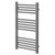 Colore Gunmetal Grey 800mm x 500mm Straight Heated Towel Rail Right Hand View