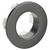Colore Round Gunmetal Grey Basin Overflow Insert Left Hand View