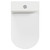 Newburn Closed Back Close Coupled Toilet with Soft Close Toilet Seat Top View from Above