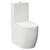 A modern white close coupled toilet