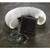 HiB Brown Fixed Grille 3m Flexible Ducting Extractor Fan Accessory Kit with Hose Clamps - 32500 Front View