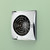 HiB Hush Chrome Wall Mounted Extractor Fan with Timer - 33100 Front View