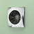 HiB Hush Chrome Wall Mounted Extractor Fan with Timer and Humidity Sensor - 33200 Front View