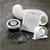 HiB Turbo White Bathroom Inline Extractor Fan - 33500 View of Ducting Kit
