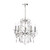 Forum Spa Pro Annalee Polished Chrome/Clear 480mm Large 5 Light Chandelier - SP-25254-CHR Viewed Switched Off