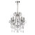 Forum Spa Pro Annalee Polished Chrome/Clear 360mm Small 5 Light Chandelier - SP-25256-CHR Viewed Switched Off