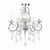 Forum Spa Vela Polished Chrome/Clear 495mm 5 Light Bathroom Chandelier - SPA-19713-CHR Viewed from a Different Angle