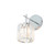 Forum Spa Pegasi Polished Chrome 110mm 1 Lamp Wall Light - SPA-33932-CHR Viewed from a Different Angle