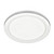 Forum Spa Tauri White 216mm Large 18w LED 5 in 1 Wall/Ceiling Light - SPA-34009-WHT Front View