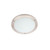 Forum Spa Delphi Satin Nickel 310mm Large LED Flush Ceiling Light - SPA-34047-SNIC Front View